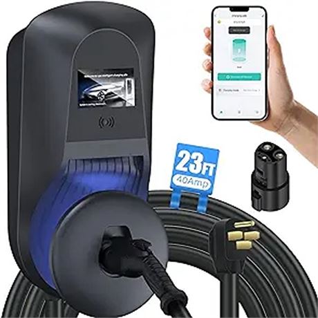 BHZD Level 2 Ev Charger up to 40Amp 240V Electric