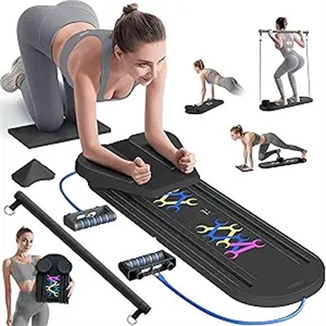 Pilates Board Pilates Reformer Set Pilates Machine 15-in-1 Multifunctional Abd