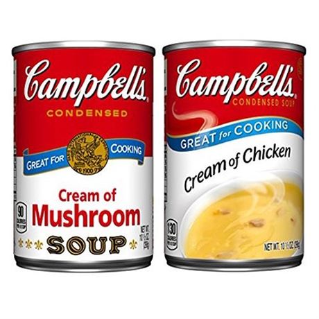 Campbell S Condensed Cream Soup Variety Pack  Cream of Chicken-BB-062024