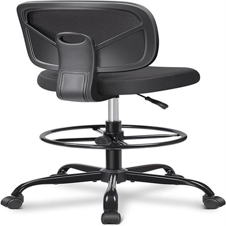 Primy Office Drafting Chair Armless Tall Office Desk Chair Adjustable Height an