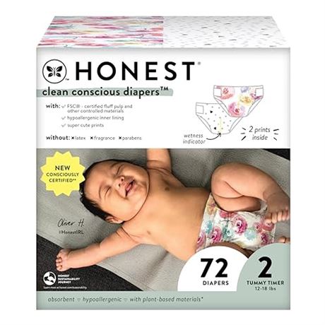 The Honest Company Clean Conscious Diapers  Plant-Based Sustainable  Young a