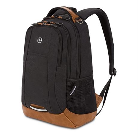 SwissGear Cecil 5505 Laptop Backpack Black Canvas