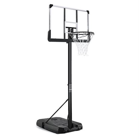 Portable Basketball Hoop Goal Basketball Hoop System Height Adjustable 7 Ft. 6