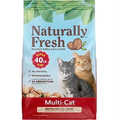 Naturally Fresh Multi Cat Litter 40-lb Bag