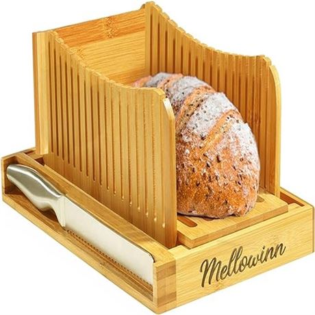 Mellowinn Material Bread Slicer For Homemade Bread Foldable And Compact Loaf Cu