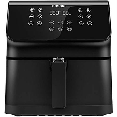 COSORI Pro II Air Fryer Oven Combo 5.8QT Max Xl Large Cooker (Black)- New Black