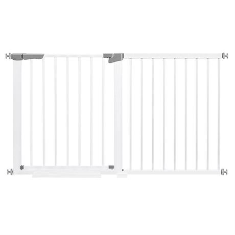 Extra Tall Baby Safety Gate Extends Up to Extra Wi