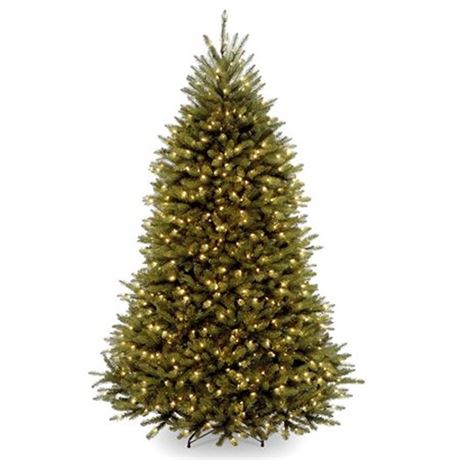 6 Ft. Dunhill Fir Artificial Christmas Tree with Clear Lights