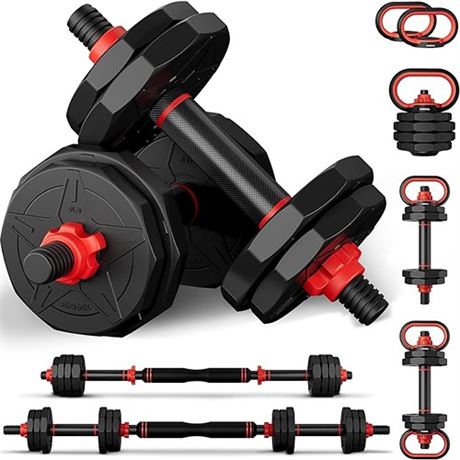 Model Could Vary. PINROYAL 4 in 1 Adjustable Dumbbell Set 50LB70LB90LB Free W