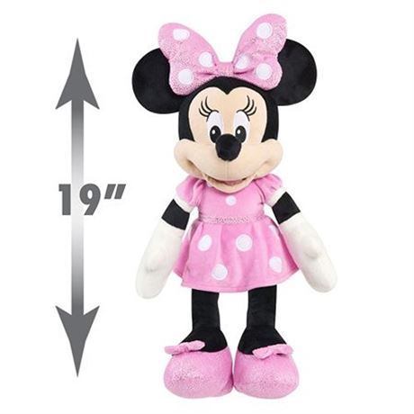 Disney Junior Mickey Mouse Large 19-Inch Plush Minnie Mouse  Ages 2