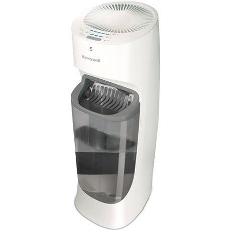 Honeywell 1.7 Gal 500 Sq Ft Top Fill Cool Moisture Tower Humidifier with Humidi