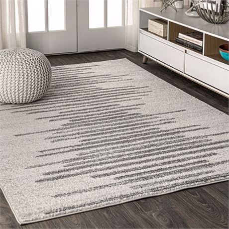 Aya Berber Stripe Geometric Area Rug