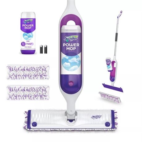 Swiffer Power Mop Multi-Surface Mop Kit for Floor Cleaning - Lavender