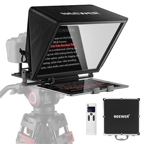 NEEWER Teleprompter X14 with RT-110 Remote & APP Control (Bluetooth Connection