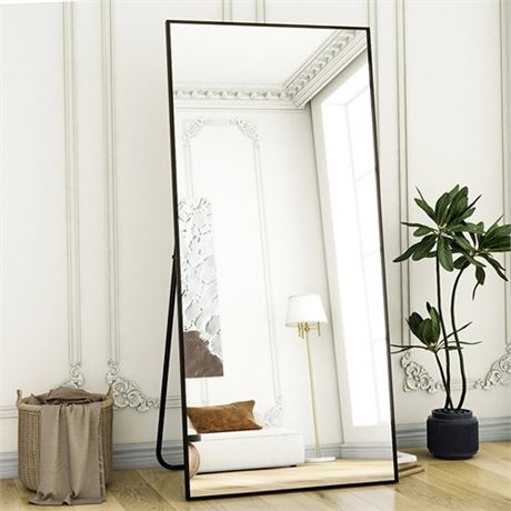 BEAUTYPEAK 71.1x31 Full Length Mirror Oversized Rectangle Floor Mirrors with S