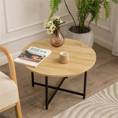 Round Coffee Table Modern Small Coffee Table Sofa