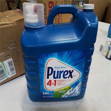 Purex Liquid Laundry Detergent  Mountain Breeze  312 Fluid Ounces  240 Loads