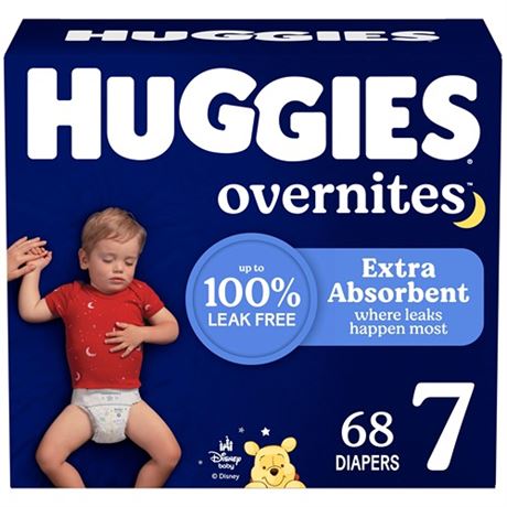 Huggies Size 7 Overnites Baby Diapers Overnight D