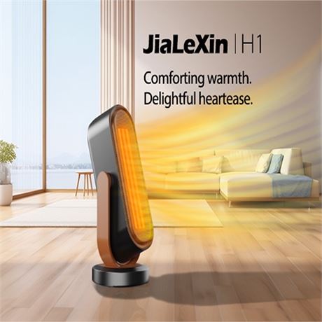 Jialexin Black And Brown Heating Ceramic Electric PTC Tower Fan Heater H1 Remote