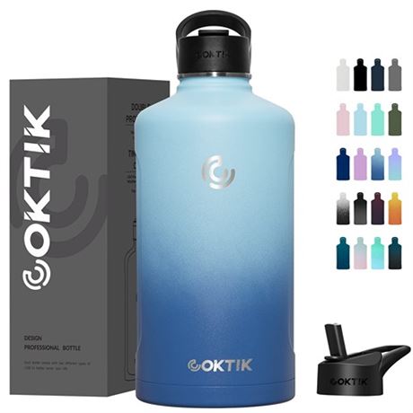 COKTIK 128 ozOne Gallon Water Bottle Insulated D
