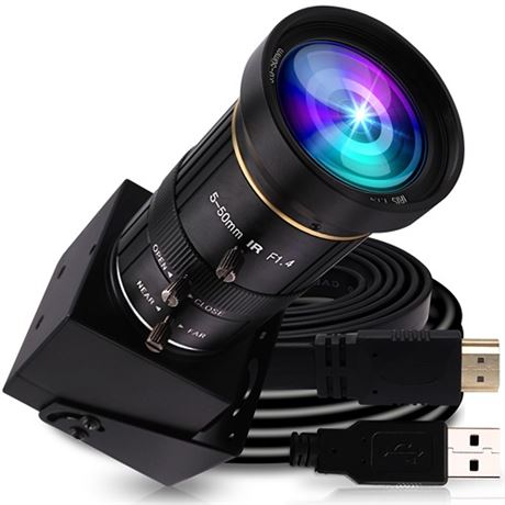 ELP 4K USB HDMI USB Camera Manual Zoom Webcam Variable Focus PC Camera Mini Clo