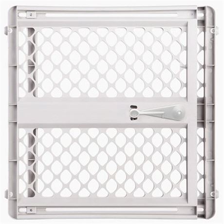 North States 8720 26 -42  Supergate Explorer Plastic Baby Safety Gate  Gray