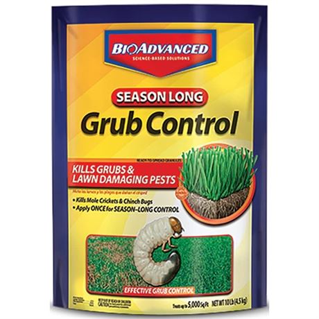 BioAdvanced Season Long Grub Control Ready-to-Spread Granules for Insects 10 LB