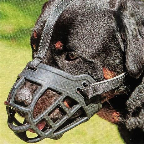 BARKLESS Dog Muzzle Soft Basket Silicone Muzzles for Dog Best to Prevent Biting