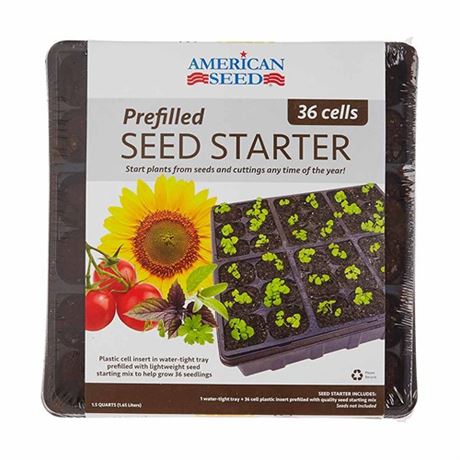 AMERICAN SEED PREFILLED SEED STARTER 36 CELL