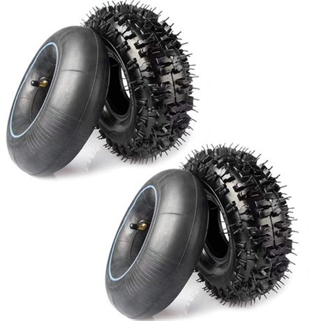 AR-PRO (2 Pack) 4.103.50-6 Tire and Inner Tube - 10 Off-Raod Tire and Tube wi