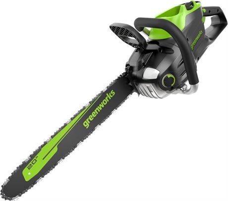 Greenworks 80V 20" Brushless Cordless Chainsaw - SEE DISCP.
