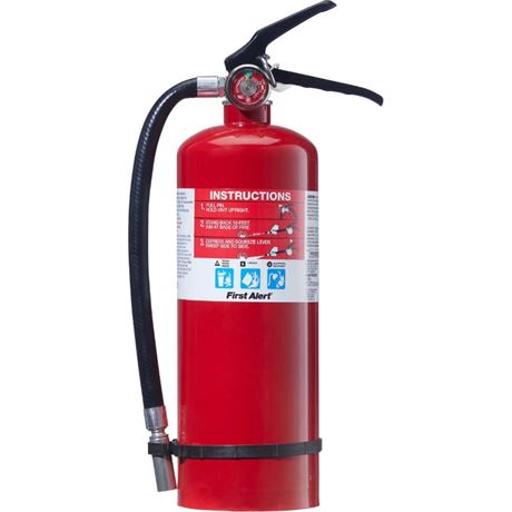 First Alert Heavy Duty Professional Grade Fire Extinguisher, 5lbs