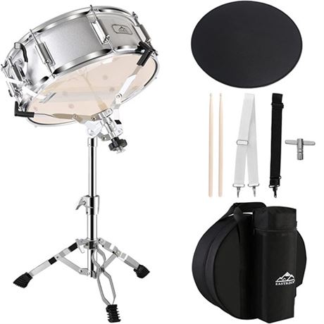 EASTROCK Snare Drum Set 14X5.5 Inches for Student