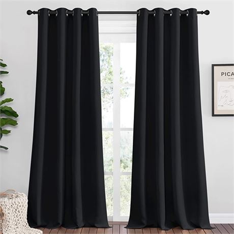 NICETOWN Halloween Patio Blackout Curtain Shades - Summer Home Decoration Therm