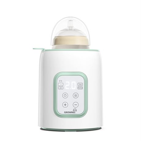 GROWNSY Baby Bottle Warmer 8-in-1 Fast Baby Milk Warmer with Timer for Breastmi