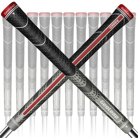 Geoleap ACE-R Golf Grips Set of 13- Back Rib Improved ControlMulti Compound