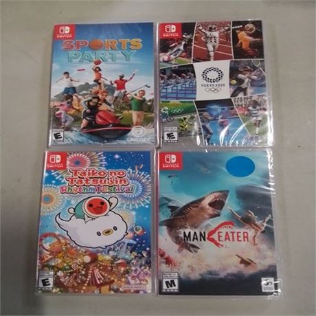 Nintendo switch games set of 4 see picture for details