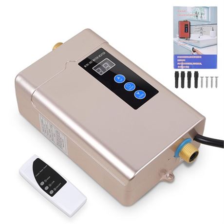 Electric Tankless Water Heater Small Instant Hot Water Heater for Kitchen Sink