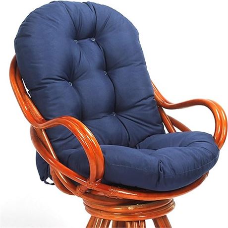 Patio Back Chair Seat Cushion High Back Rattan Chair Cushion 2 PCS