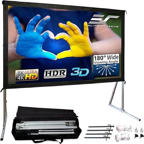 Model Could Vary. Elite Screens 120-INCH Projector ScreenOutdoor Indoor Movie S