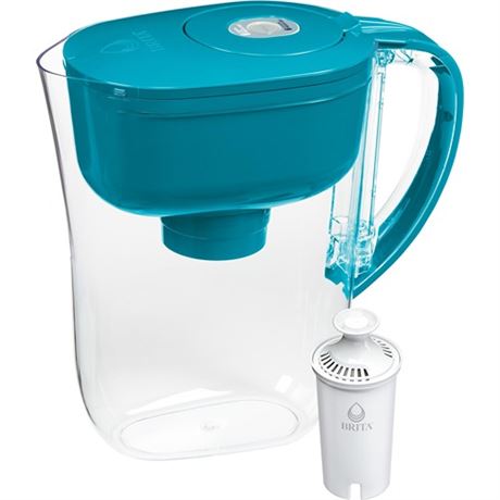 Brita Metro Water Filter Pitcher BPA-Free Water Pitcher Replaces 1800 Plastic W