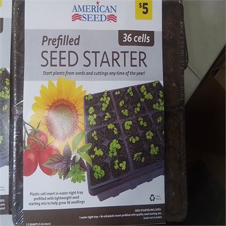 AMERICAN PREFILLED SEED STARTER 36CELLS 5 PACK