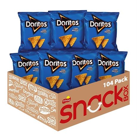 Doritos Flavored Tortilla Chips Cool Ranch 1 Ounce-BEST 031224
