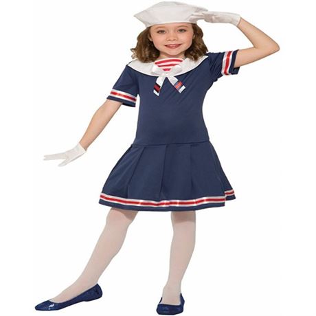 Forum Novelties Childs Sailor Girl Costume As Shown Large