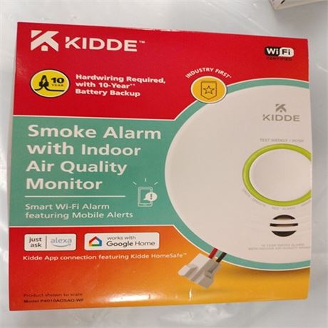Kidde Smart Smoke Alarm with IAQ-ACDC