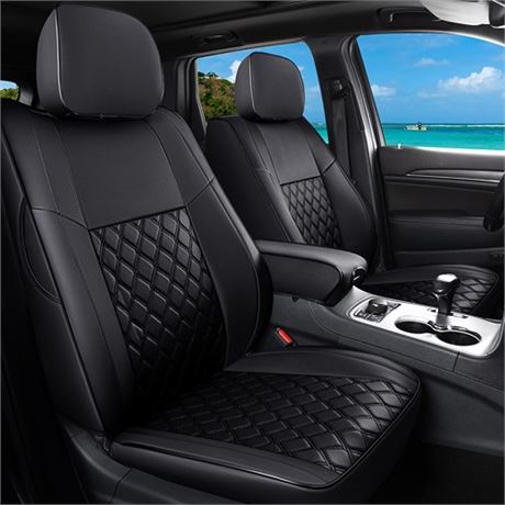 Upgrade Jeep Grand Cherokee Seat Covers Full Coverage Waterproof Leather Car S