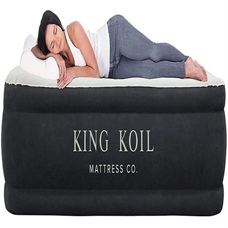 King Koil Luxury California King Air Mattress with Built-in High-Speed Patented