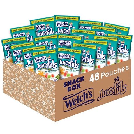 Welchs Juicefuls Juicy Fruit Snacks Island Splash BEST BY 0424