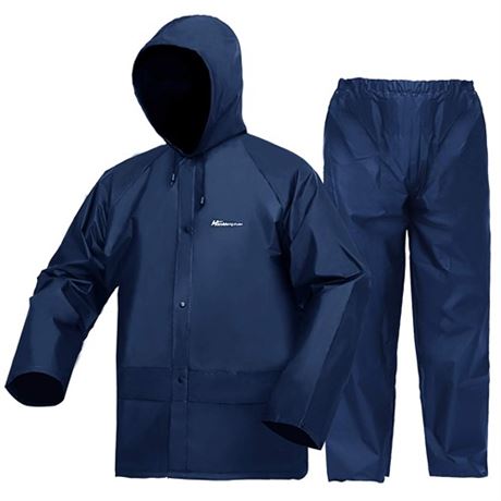 HANMENGXUAN Rain Coat for Men Women Ultra-Lite Protective Rain Suit Rain Gear f