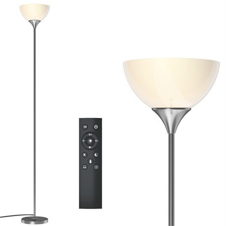 PESRAE Floor Lamp Remote Control with 4 Color Temperatures Torchiere Floor lamp